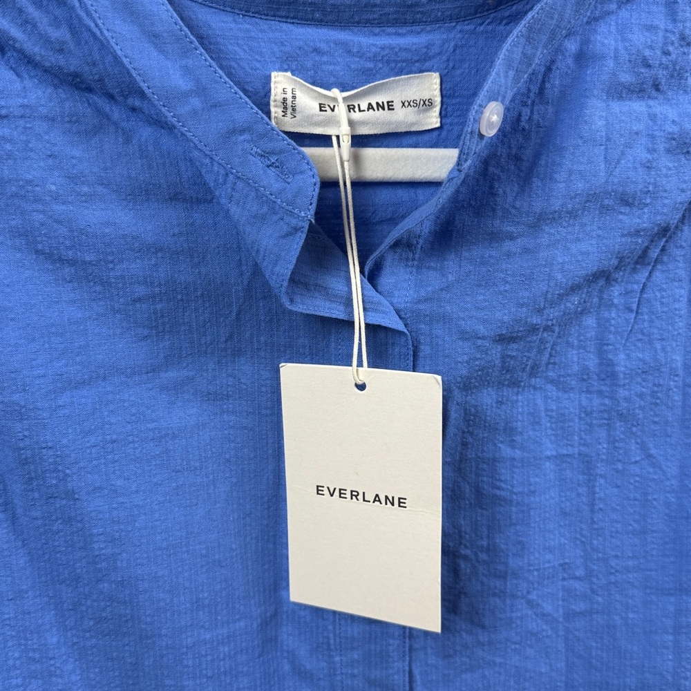💠NWT Everlane Long Shirt Dress (XXS/XS) - Picture 2 of 6